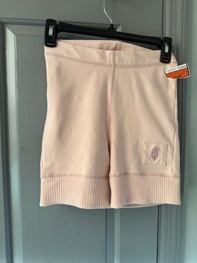 FP Movement by Free People Pale Pink Bike Shorts with Ribbed Hem